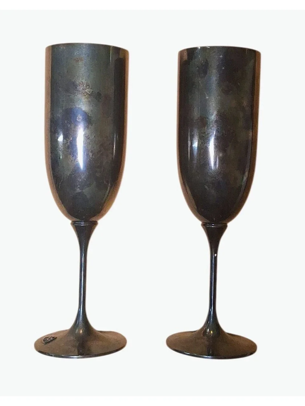 Mercedes Maybach Robbe & Berking Silver 925 Champagne Flutes